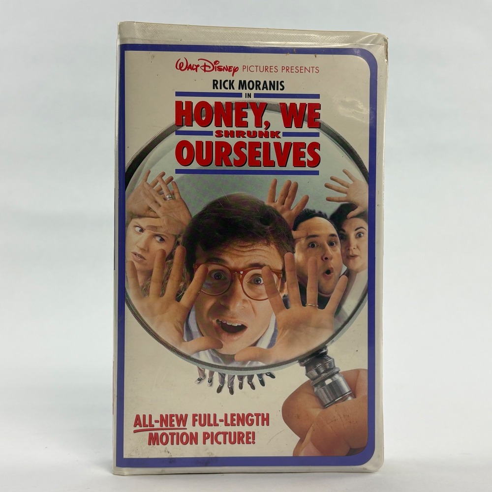 Honey We Shrunk Ourselves VHS Disney Rick‎ Moranis 1997 Clamshell Case 8007
